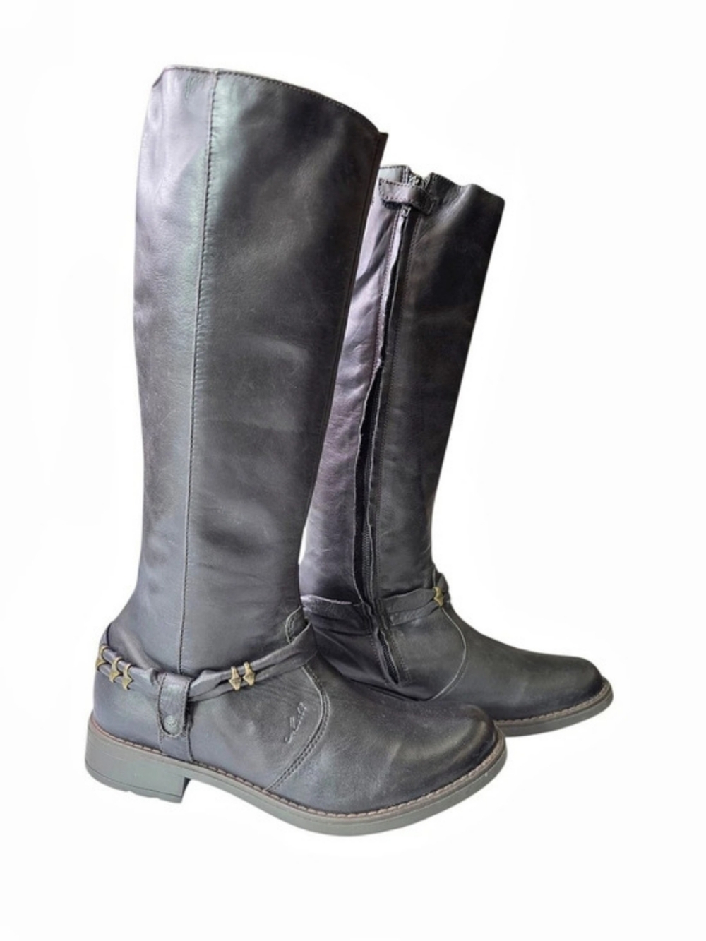 MOD 08 Leather Tall Boots EU 38